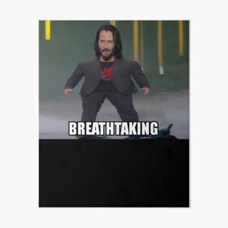 Item preview, Keanu Reeves Atemberaubendes Meme designed and sold by lonnachakira.