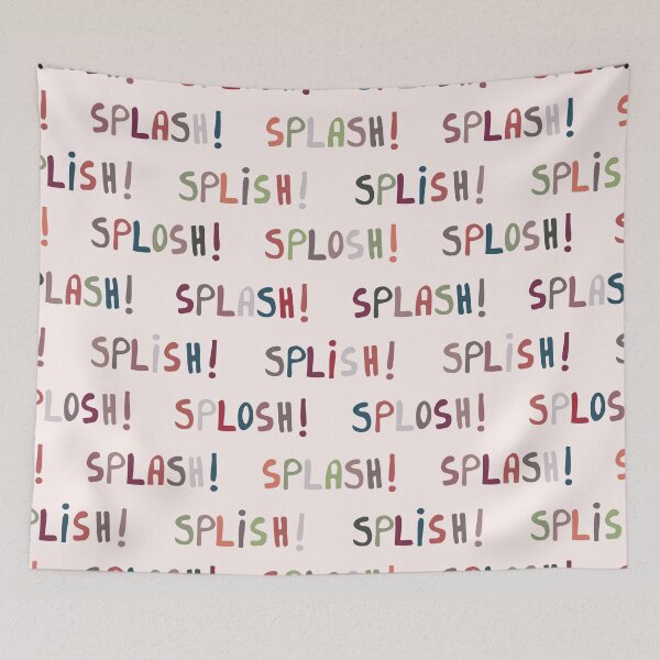 Item preview, Splish Splosh Splash Water Words designed and sold by FrancesPoff.
