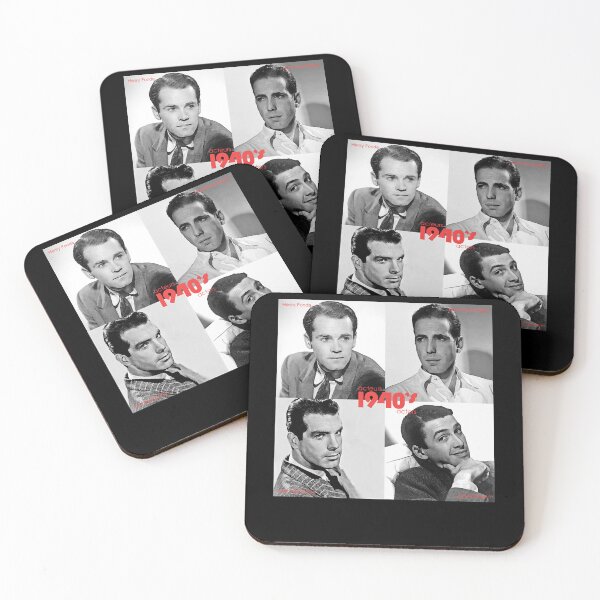 Item preview, Iconic Actors Of The 1940s - The Great Seducers, The Righteous - Black And White designed and sold by NathanHoughton.