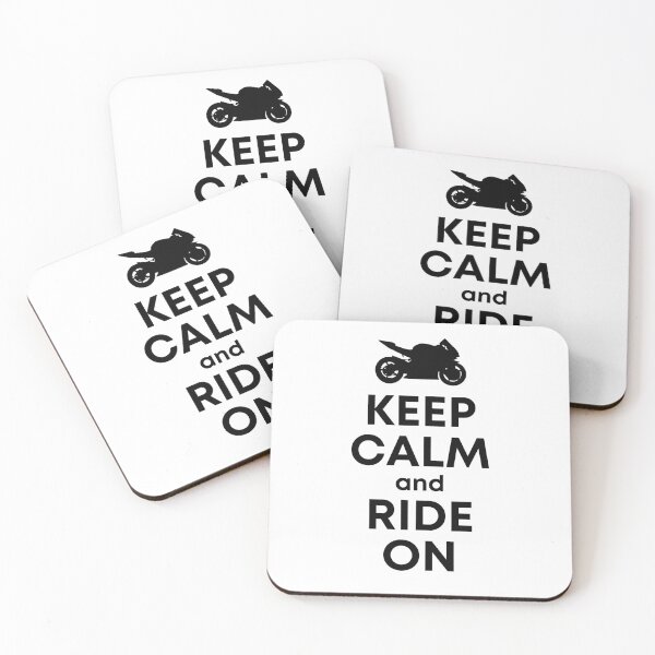 Item preview, Keep Calm and Ride On - Sport Bike designed and sold by love-at1st-gear.