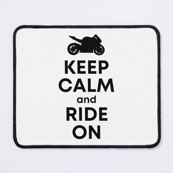 Item preview, Keep Calm and Ride On - Sport Bike designed and sold by love-at1st-gear.