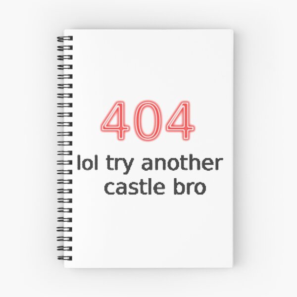 Item preview, 404 lol try another castle bro designed and sold by findingNull.
