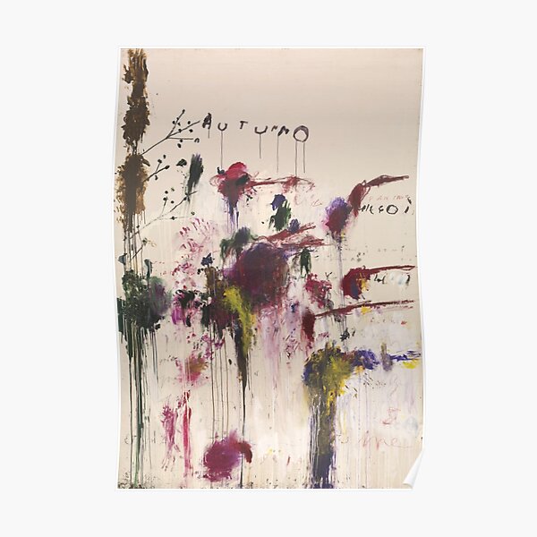 美品 特注額装付 Twombly CyTwombly Cy Three Three ポスター