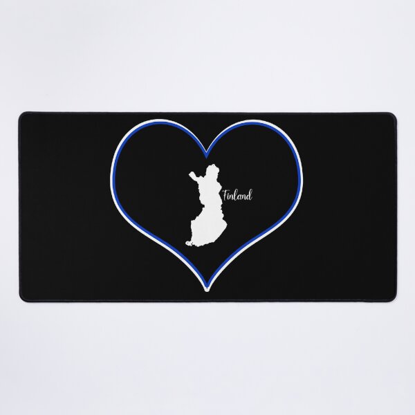 Item preview, Black heart map Finland designed and sold by Astralia.