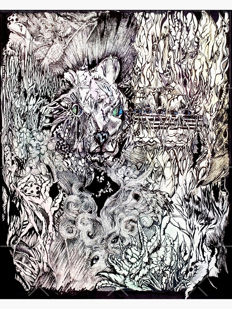 Thumbnail 3 of 3, Art Print, Hysteria, Mixed Media designed and sold by Danielle Scott.