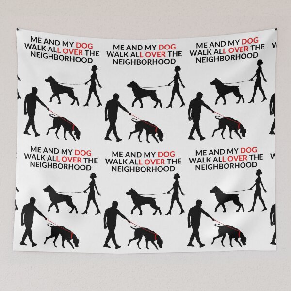 Item preview, ME AND MY DOG WALK ALL OVER THE NEIGHBORHOOD designed and sold by RobbiesMusic.