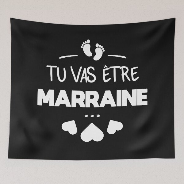 Aperçu de l'œuvre Tu vas être marraine créée et vendue par lepetitcalamar.