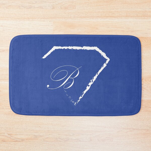 Item preview, B letter monogram initial diamond white designed and sold by mixtape80.