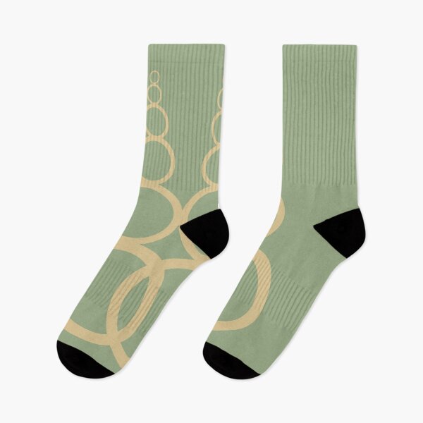 Item preview, Golden Rate Circles Sage Green designed and sold by Smart-Arts.