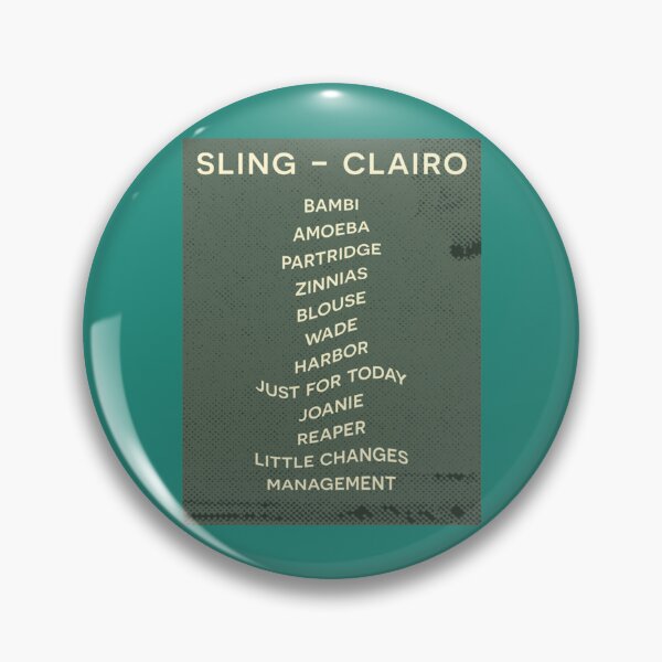 Item preview, Clairo Sling Tracklist    designed and sold by Pabpri0ss.