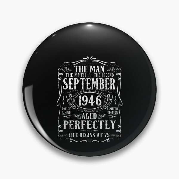 Item preview, September 1946 Man Myth Legend Shirt 75th Birthday 75 Years designed and sold by maximjki.