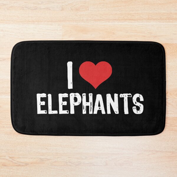 Item preview, I Love Elephants designed and sold by The "I Love Everything" Shop.