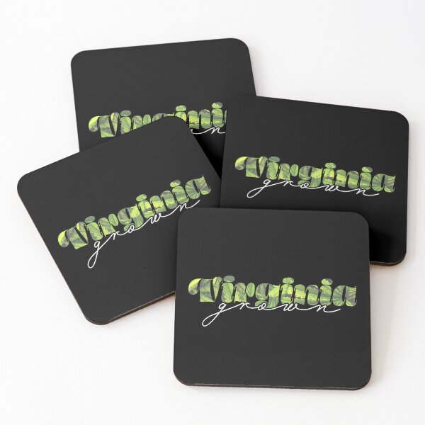 Item preview, Virginia Grown Weed Leaves Text - Marijuana/Pot/420/Cannabis for Stoners and Smokers designed and sold by SteamParliament.