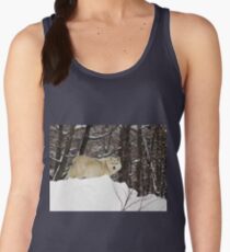 Arctic Wolf Pondering Women's Tank Top