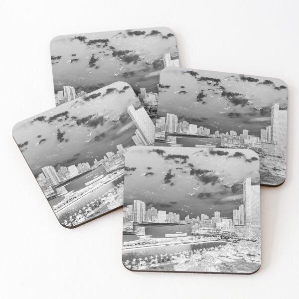 Item preview, Miami skyline, USA designed and sold by Mauswohn.