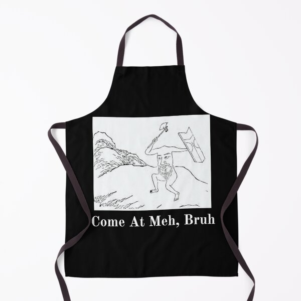 Item preview, Headless Bearded Man Chinese Deity Xingtian with An Axe and Shield - Come At Meh, Bruh designed and sold by Lu & Partners.