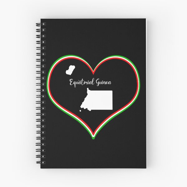 Item preview, Black heart map Equatorial Guinea designed and sold by Astralia.