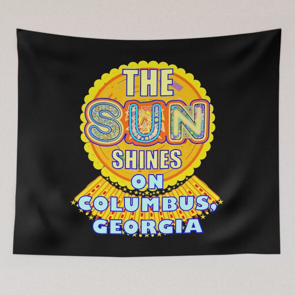 Item preview, Columbus Sun Shines On Georgia Artful Sunshine designed and sold by artfulnotebook.