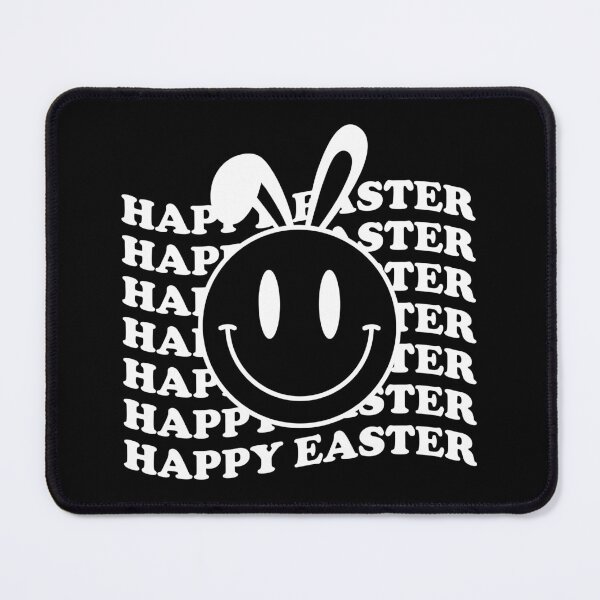 Item preview, Happy Easter With Rabbit Smiling. Easter Bunny Cute. Bunny Quote Masks. Bunny Smile, Easter Mug Cute. designed and sold by Aknarin Thika.