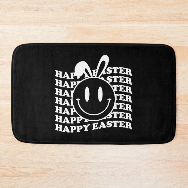 Item preview, Happy Easter With Rabbit Smiling. Easter Bunny Cute. Bunny Quote Masks. Bunny Smile, Easter Mug Cute. designed and sold by Aknarin Thika.
