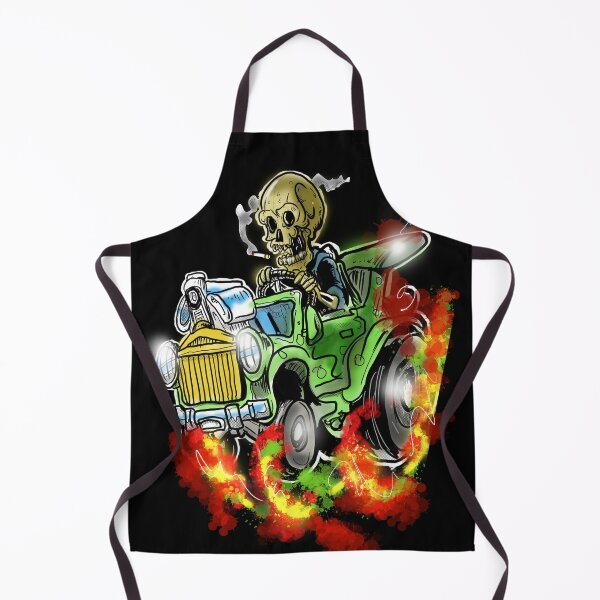 Item preview, Screaming colour grim reaper driving a hot rod designed and sold by SilentlyRob668.