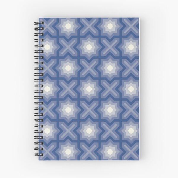 Item preview, Cannoli Cream Classic Blue Abstract Star Pattern designed and sold by PatternSalad.