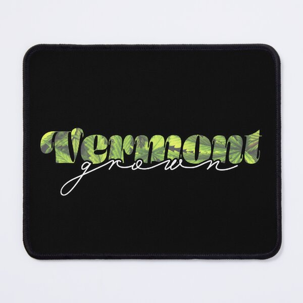 Item preview, Vermont Weed Leaves Text - Marijuana/Pot/420/Cannabis for Stoners and Smokers designed and sold by SteamParliament.