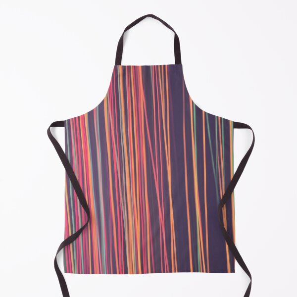 Item preview, Vertical muted multicolored lines on black background designed and sold by Becky Hunter.