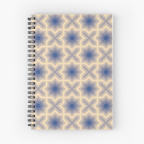 Item preview, Classic Blue Cornhusk Abstract Star Pattern designed and sold by PatternSalad.