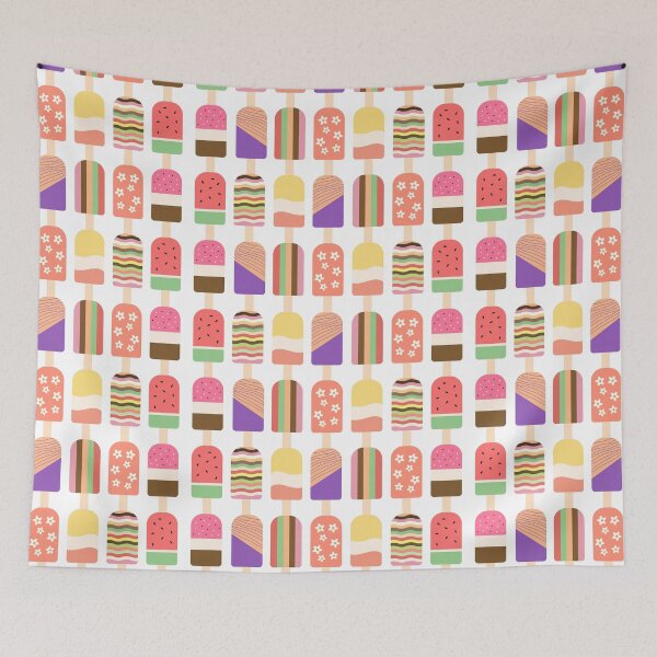 Item preview, Summer Popsicles Pattern designed and sold by Insvy Design Studio.