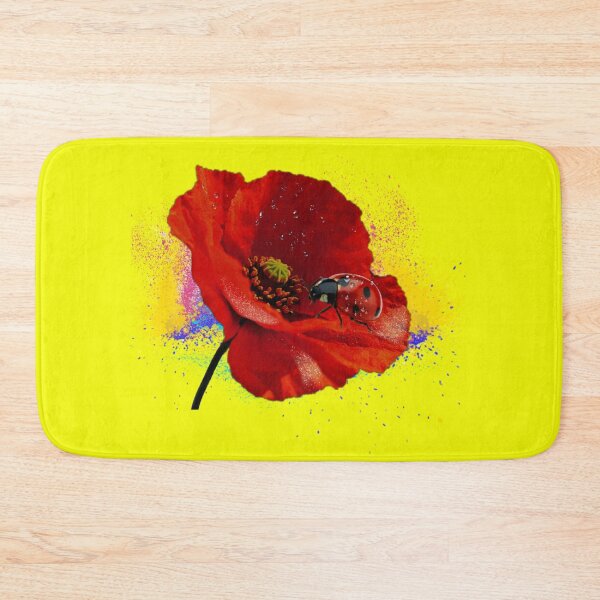 Item preview, ladybug on poppy designed and sold by clarazen.