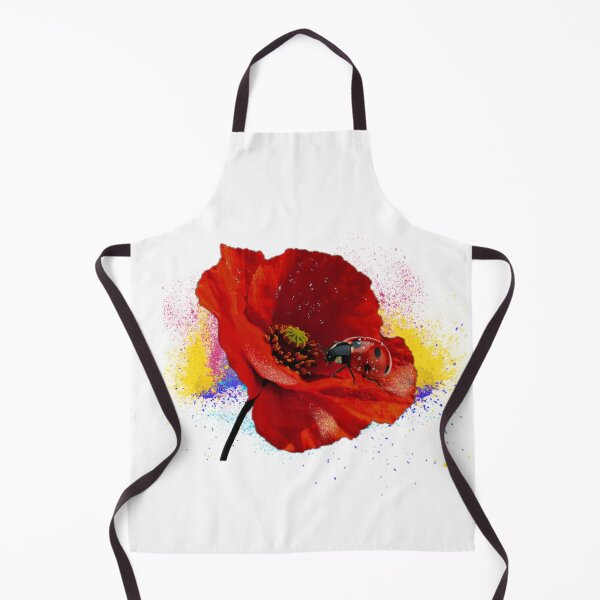 Item preview, ladybug on poppy designed and sold by clarazen.