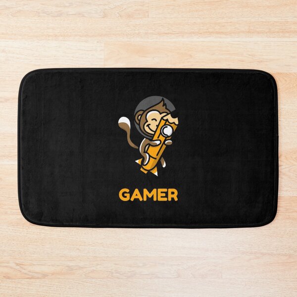 Item preview, Gamer with Cute Monkey wearing Astronaut Helmet designed and sold by PRIVARSHU.