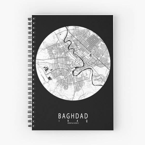 Item preview, Baghdad City Map of Iraq - Full Moon designed and sold by deMAP.