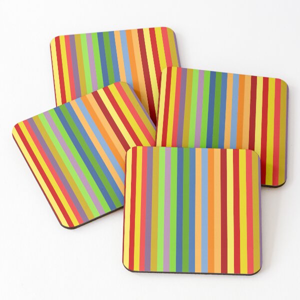 Item preview, Vertical stripes in tango icon palette designed and sold by Becky Hunter.