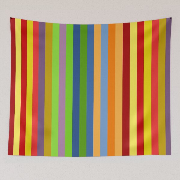 Item preview, Vertical stripes in tango icon palette designed and sold by Becky Hunter.