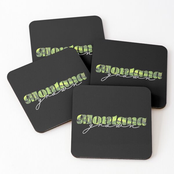 Item preview, Montana Grown Weed Leaves Text - Marijuana/Pot/420/Cannabis for Stoners and Smokers designed and sold by SteamParliament.