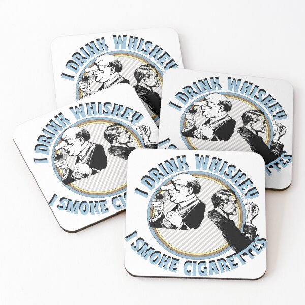 Item preview, I Drink whiskey I Smoke cigarettes  designed and sold by LuxeBuzz.