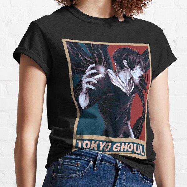 Ayato Kirishima Tokyo Ghoul Tokyo Guru Vintage Vector Anime DesignDesign Classic T-Shirt