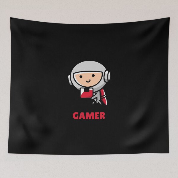 Item preview, Gamer with Kid in a Spacesuit designed and sold by PRIVARSHU.