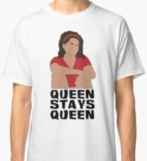 Sandra Diaz-Twine Queen Stays Queen Classic T-Shirt