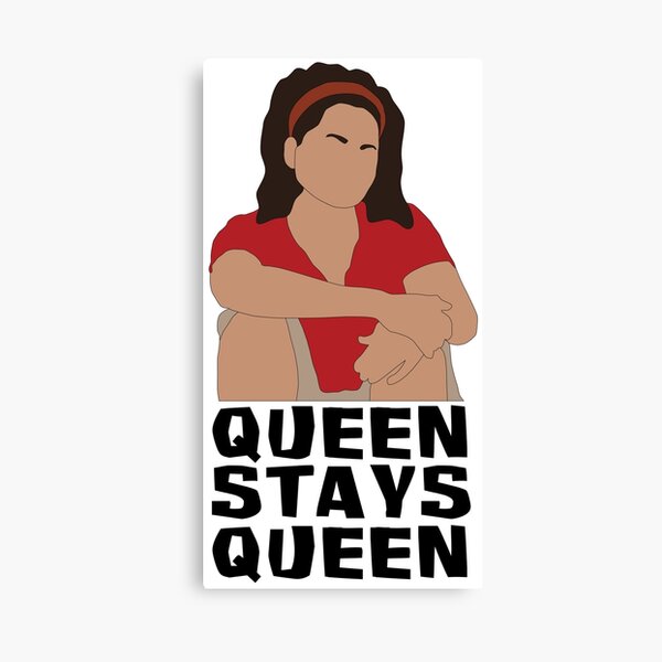 Sandra Diaz-Twine Queen Stays Queen Canvas Print
