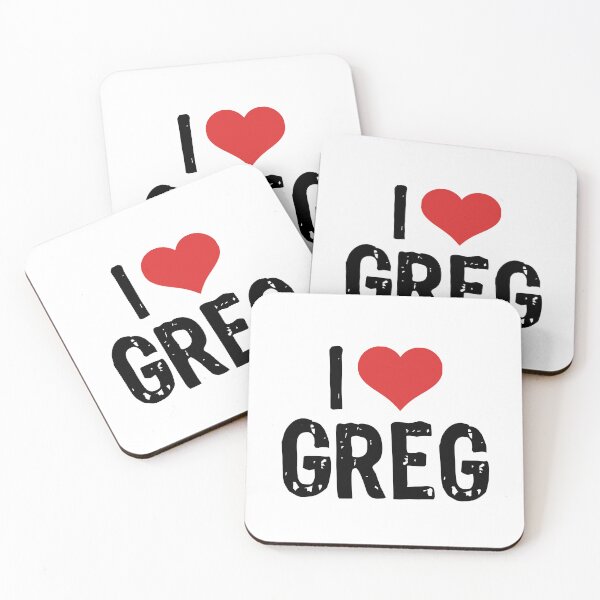 Item preview, I Love Greg designed and sold by The "I Love Everything" Shop.