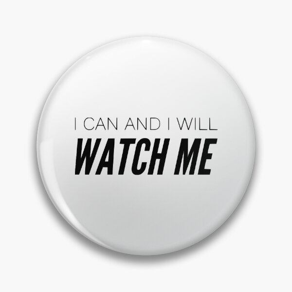Item preview, motivational quote WATCH ME be successful gift designed and sold by RonWetlay.