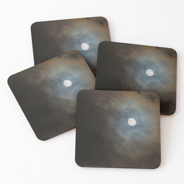 Item preview, Full moon veiled by translucent clouds designed and sold by Rod Raglin.