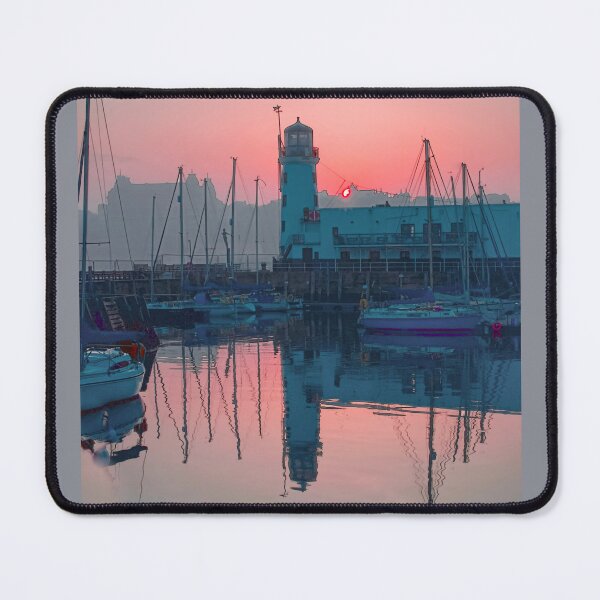 Item preview, Scarborough Lighthouse Sunset Portrait designed and sold by Alisonchambers2.