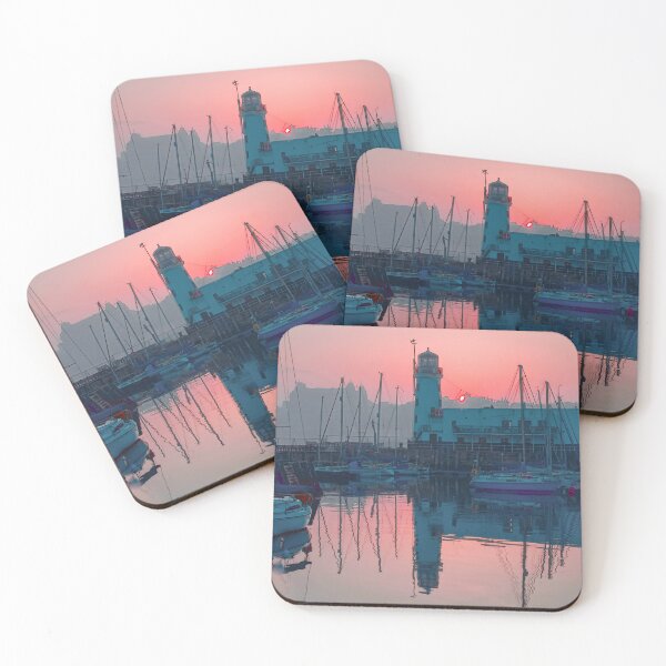 Item preview, Scarborough Lighthouse Sunset Portrait  designed and sold by Alisonchambers2.