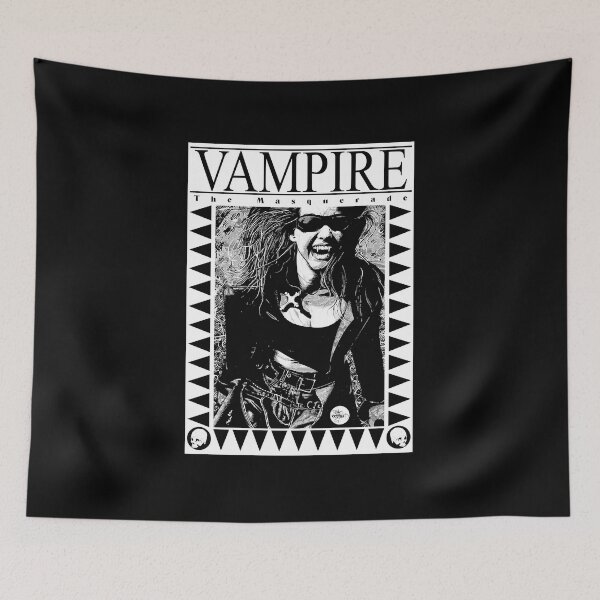 Item preview, Retro Vampire The Masquerade Fitted T-Shirt designed and sold by Joanroger446.