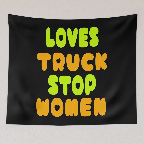 Item preview, Loves Truck Stop Women Sticker designed and sold by MallieWelch.