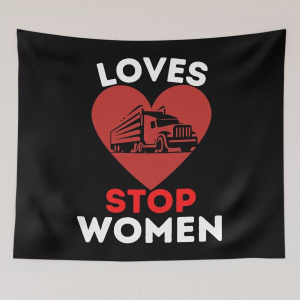 Item preview, loves truck stop women  designed and sold by MallieWelch.